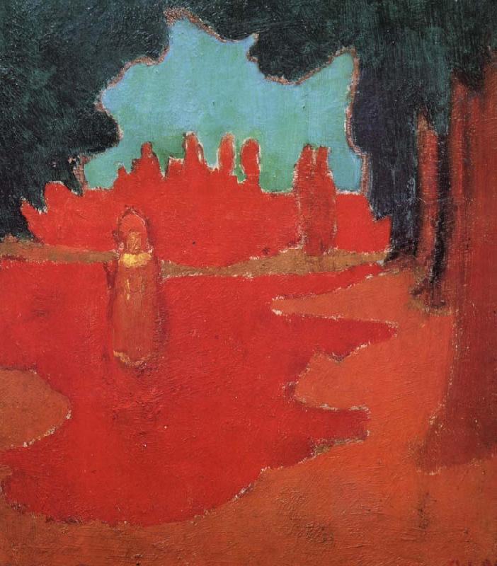 Maurice Denis sunlight on the terrace